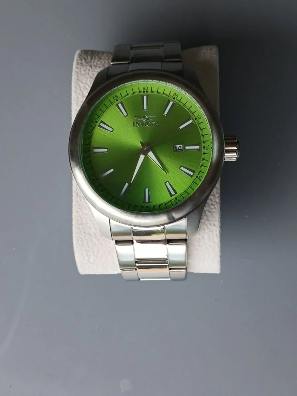Invicta Lime Green Face Stainless Steel